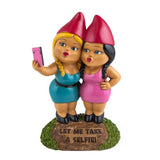 The Selfie Sisters Gnome