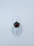 Garnet tribal ring
