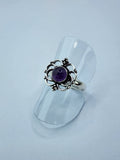 Amethyst tribal ring