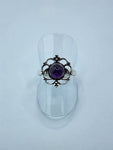 Amethyst tribal ring
