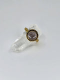 Rose Quartz tribal ring