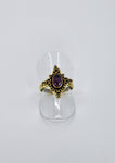 Amethyst tribal ring