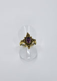 Amethyst tribal ring