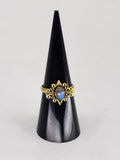Labradorite tribal ring