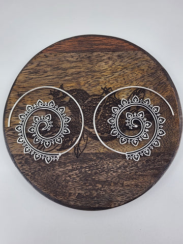 Spiral Hoops Radha