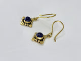 Lapis Lazuli Dendera drop earrings