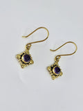 Amethyst Arielle drop earrings