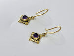 Amethyst Arielle drop earrings