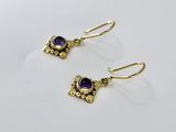 Amethyst Arielle drop earrings