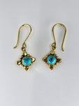 Blue Howlite Harley drop earrings