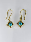 Blue Howlite Harley drop earrings