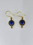 Lapis Lazuli Auset drop earrings