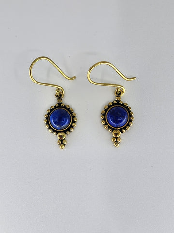 Lapis Lazuli Auset drop earrings