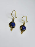 Lapis Lazuli Auset drop earrings