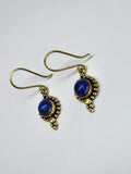 Lapis Lazuli Auset drop earrings