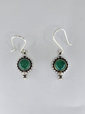 Green Aventurine Gaetana drop earrings