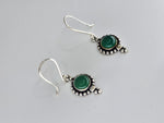 Green Aventurine Gaetana drop earrings