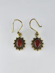 Carnelian Callie drop earrings