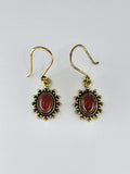 Carnelian Callie drop earrings
