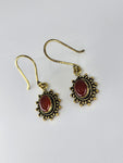 Carnelian Callie drop earrings