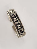Mantra wrist cuff Silver