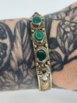 Allegra green stone cuff