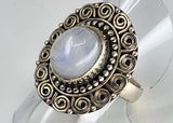 Moonstone ring