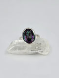 Mystic topaz ring