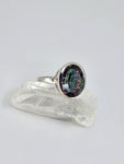 Mystic topaz ring