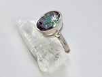 Mystic topaz ring