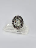 Green amethyst ring
