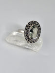 Green amethyst ring