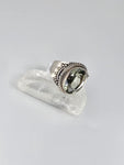 Green amethyst ring
