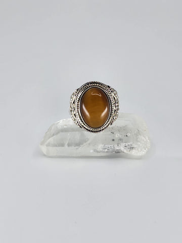 Tigers eye ring