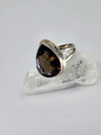 Smokey quartz ring