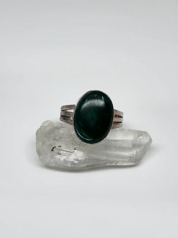 Malachite ring