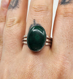 Malachite ring
