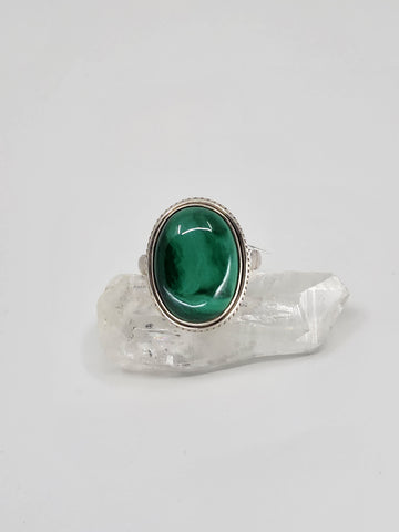 Malachite ring
