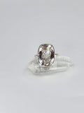 Clear quartz ring