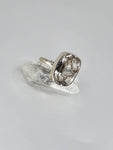Clear quartz ring
