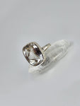Clear quartz ring