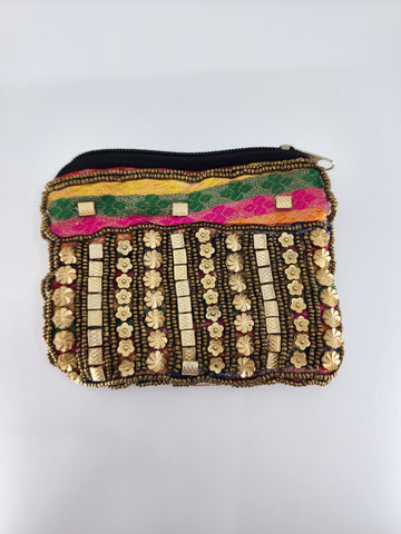 Fawzia zip purse small