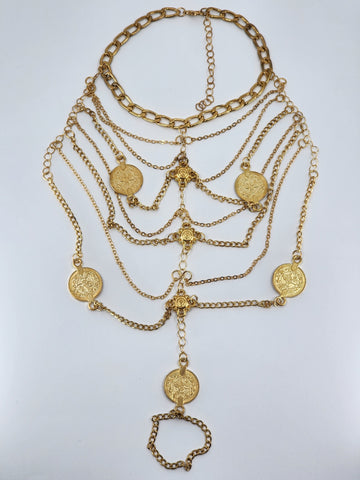 Samira toe chain anklet