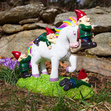 Unicorn Gnome Massacre Garden Gnome