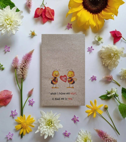 My Heart - Flower Seeds Everyday Greeting Card