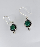Green Aventurine Gaetana drop earrings