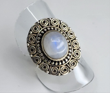 Moonstone ring