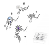 Dreaming dangle nose pins