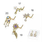 Dreaming dangle nose pins
