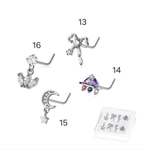 Dreaming dangle nose pins